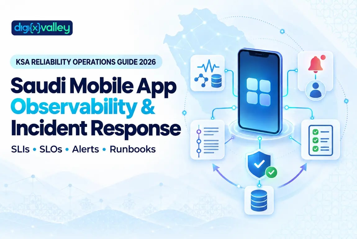 Saudi mobile app observability and incident response