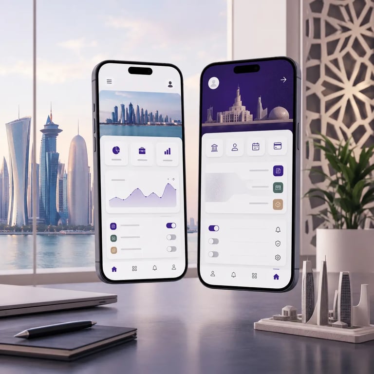 Arabic and English mobile app development in Qatar