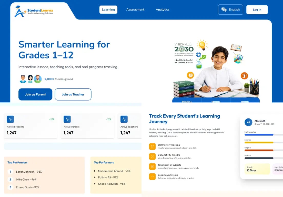 StudentLearnx — AI-Powered Learning & Examination Platform