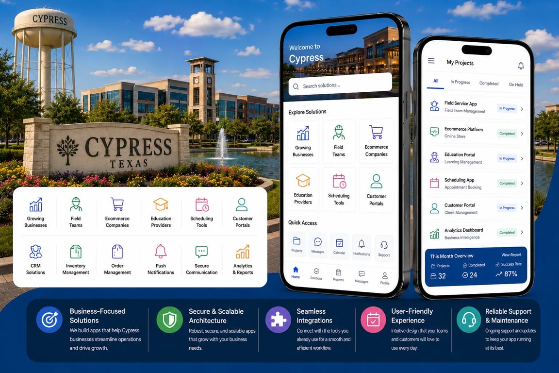 Mobile App Development Company in Cypress