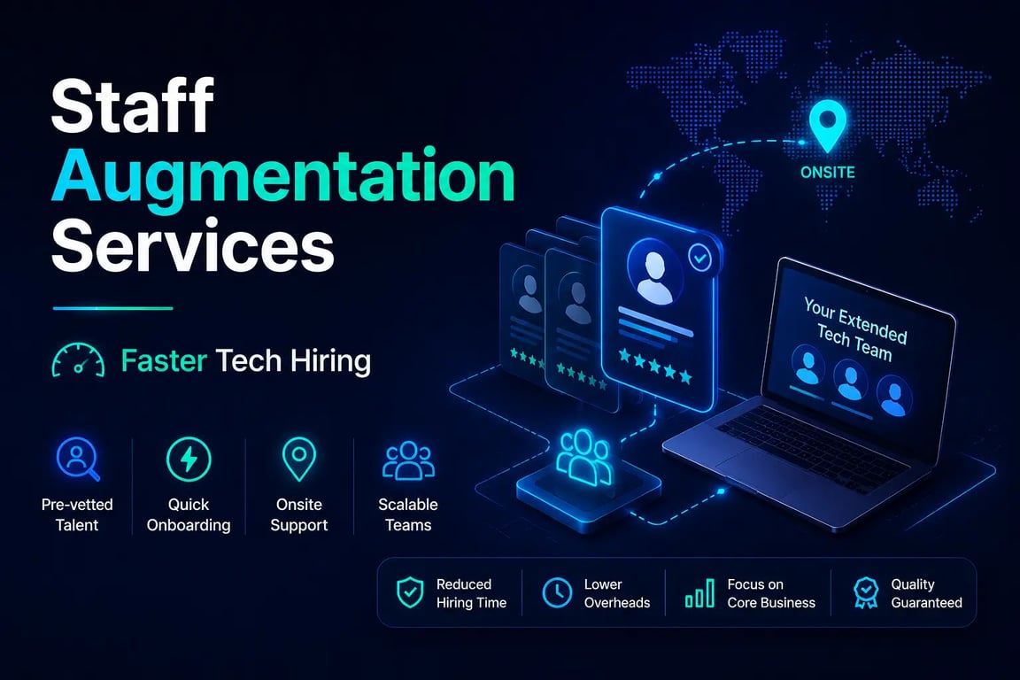 Staff Augmentation Services for Faster Tech Hiring
