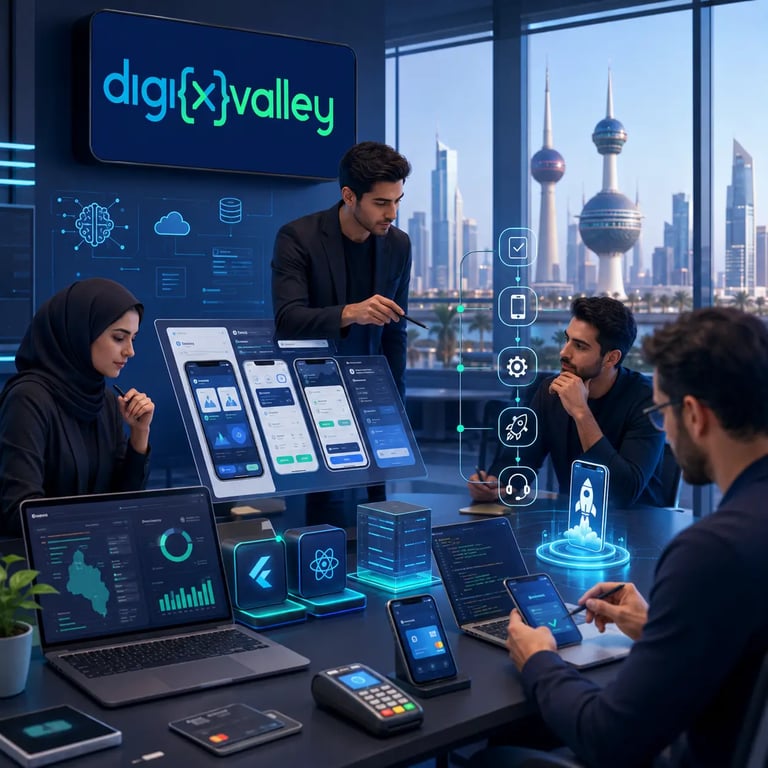 Why choose Digixvalley for mobile app development in Kuwait