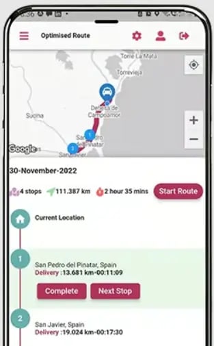 Turbo Last Mile last-mile delivery SaaS platform dashboard and driver app