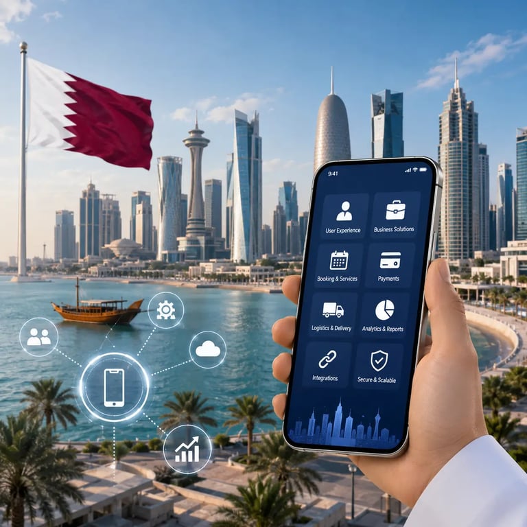 Mobile app developers in Doha and across Qatar