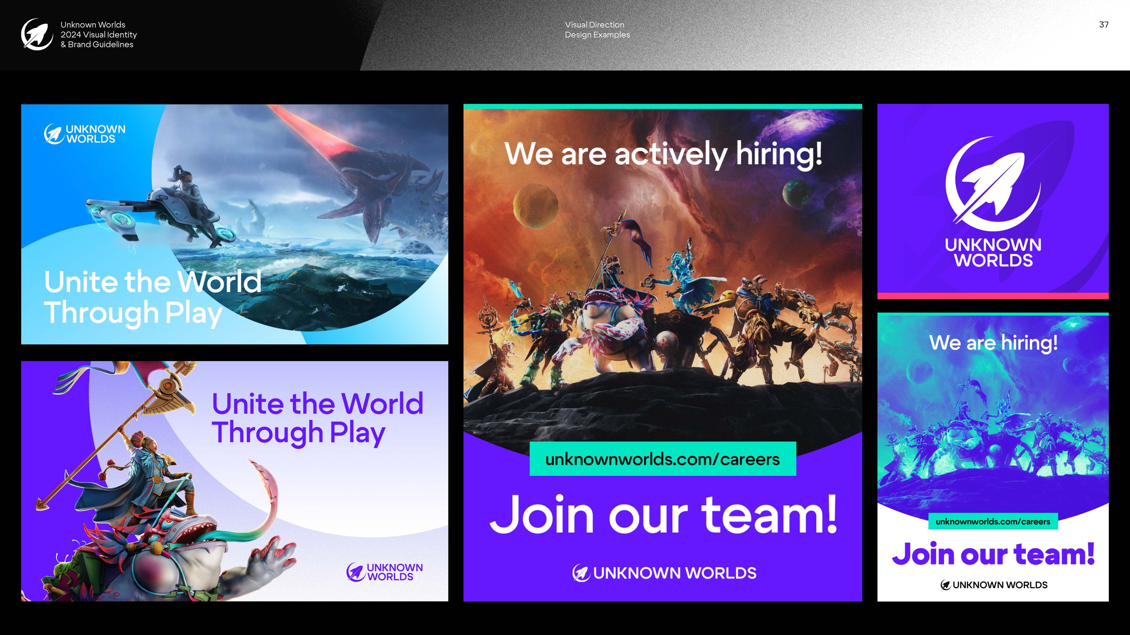 Unknown Worlds Branding