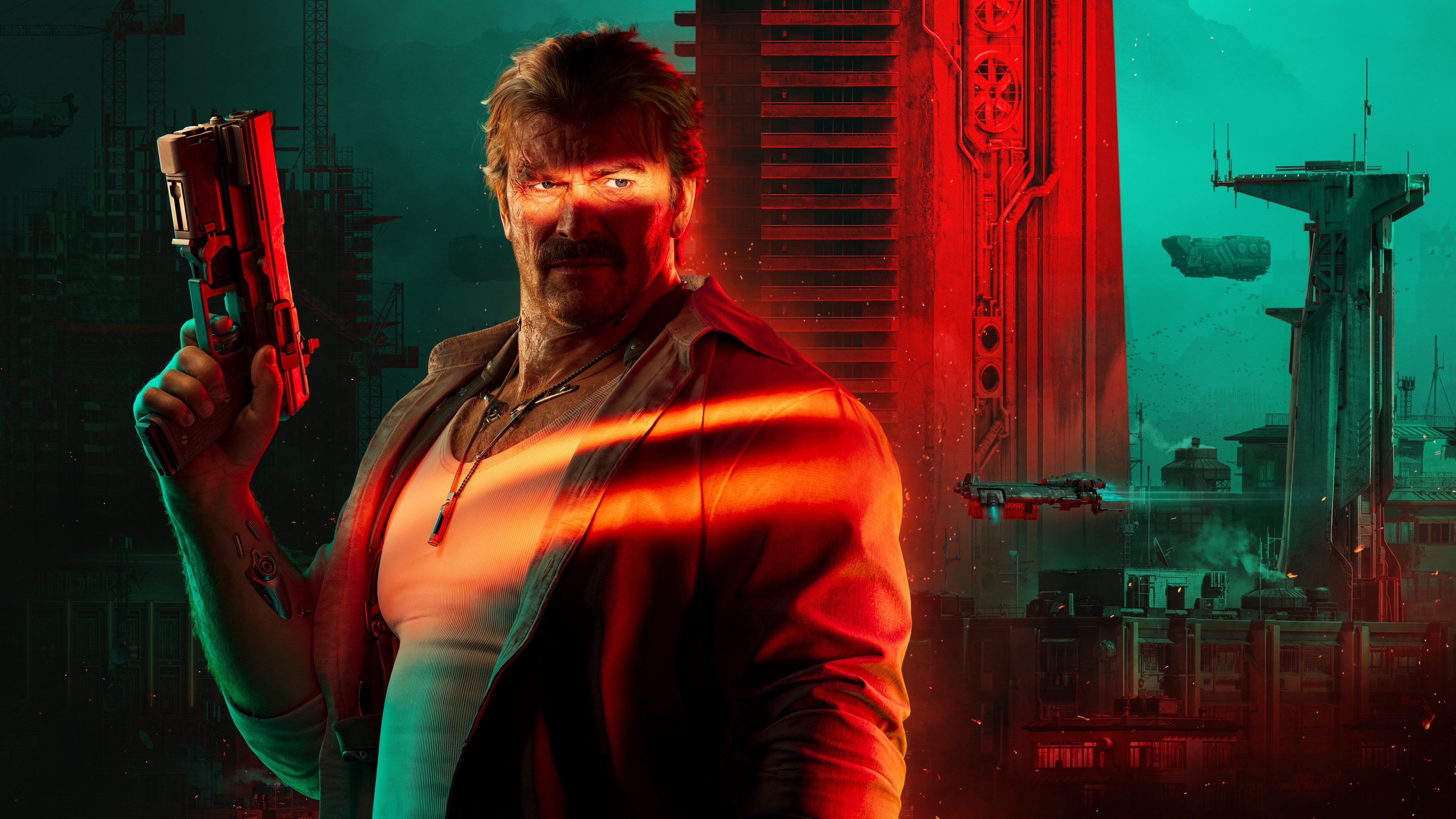 NO LAW Grey Harker Key Art
