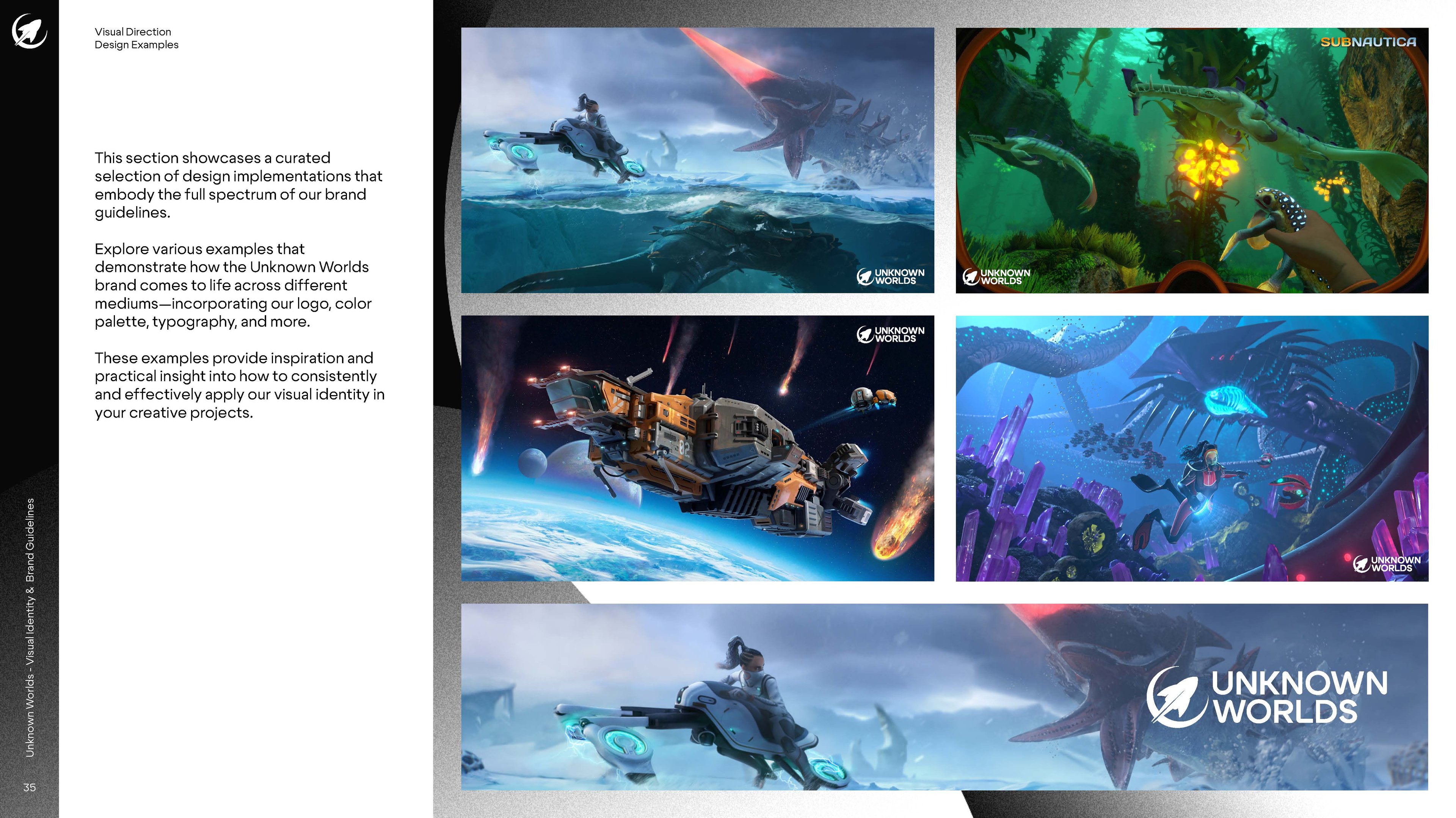 Unknown Worlds Branding