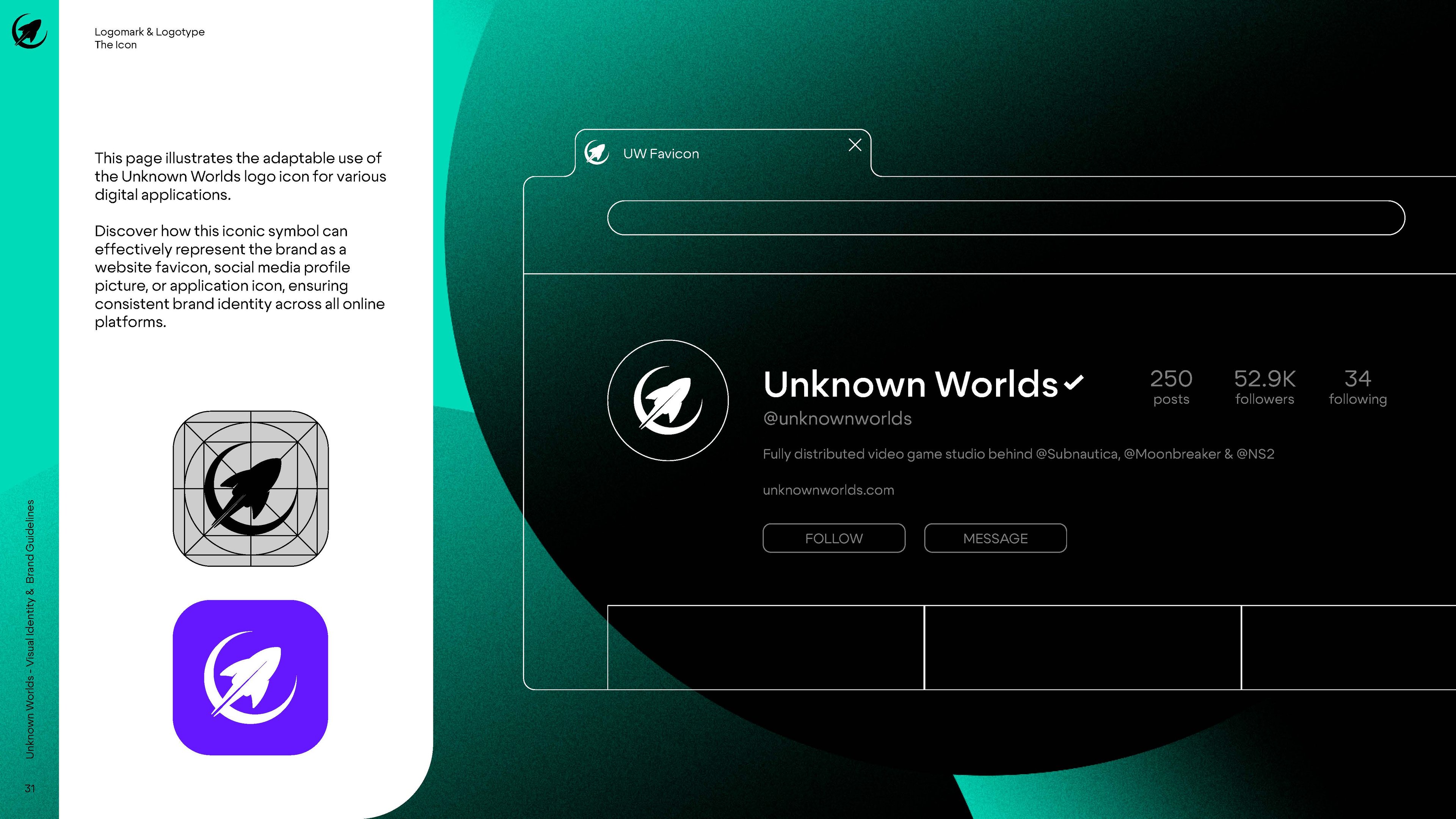 Unknown Worlds Branding
