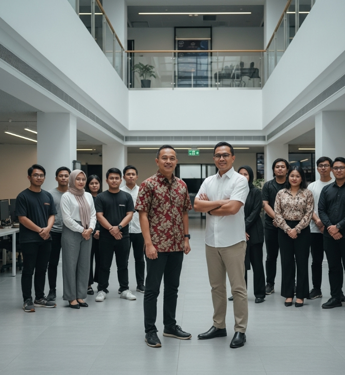 Hasil kerjasama karyawan Indowd yang di bentuk oleh Badan informasi digital yaitu Bpk Budi sartika dan Bpk Mhd rial pratama