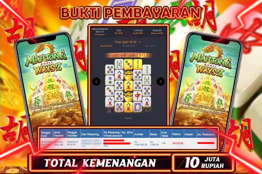 INDOWD JACKPOT SLOT MAHJONG WAYS 2 Rp.10.000.000,- LUNAS