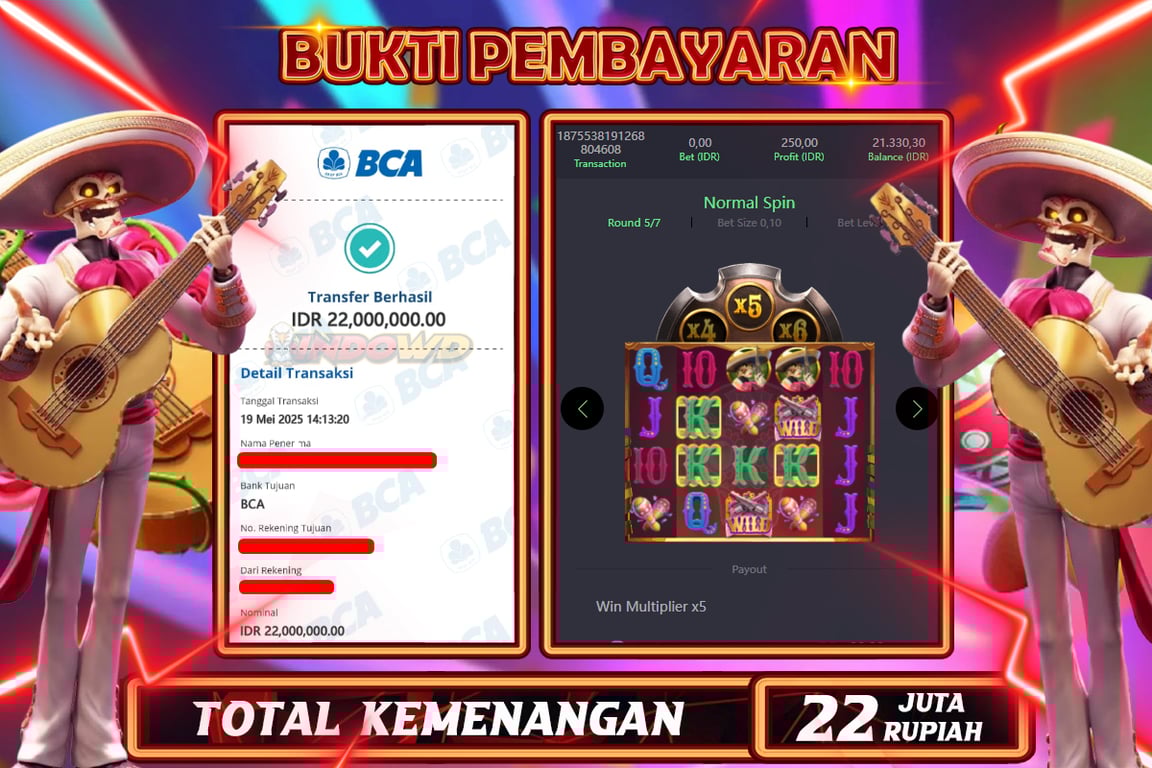 INDOWD JACKPOT SLOT WILD BANDITO  Rp22.000.000,- LUNAS