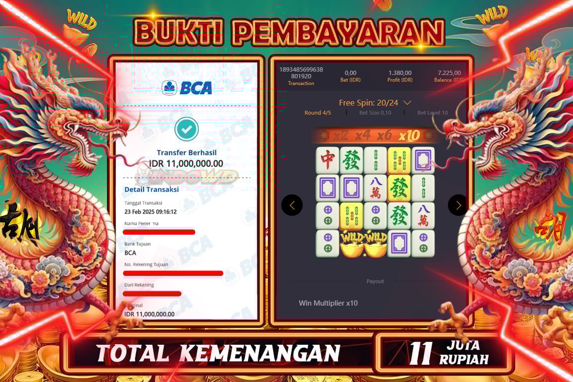 INDOWD JACKPOT SLOT MAHJONG WAYS 2 Rp11.000.000,- LUNAS