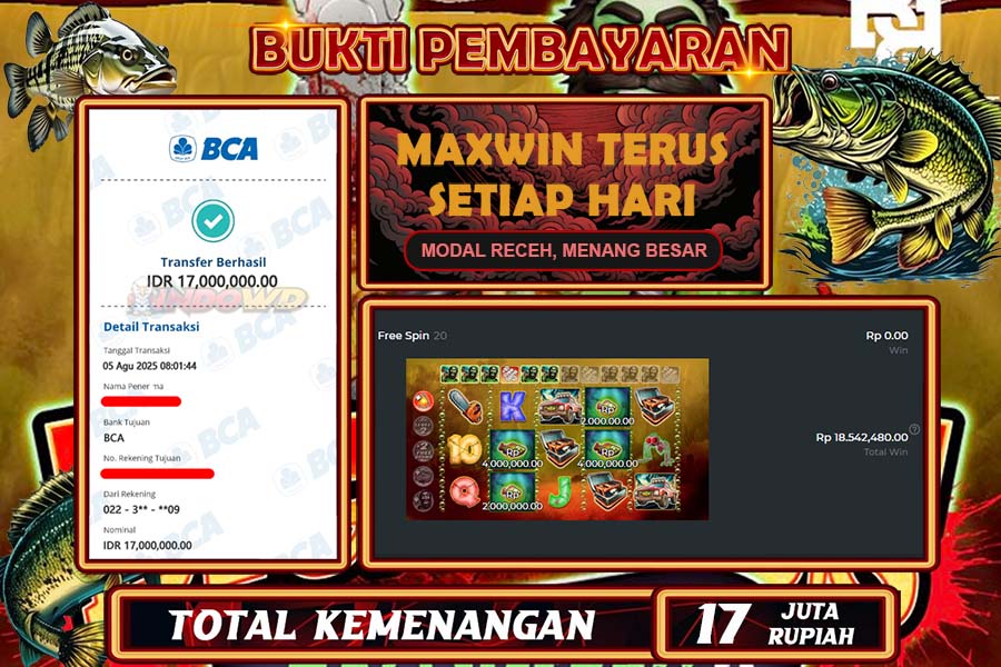 INDOWD JACKPOT SLOT BIG BAS HALLOWIN 2 Rp17.000.000,- LUNAS