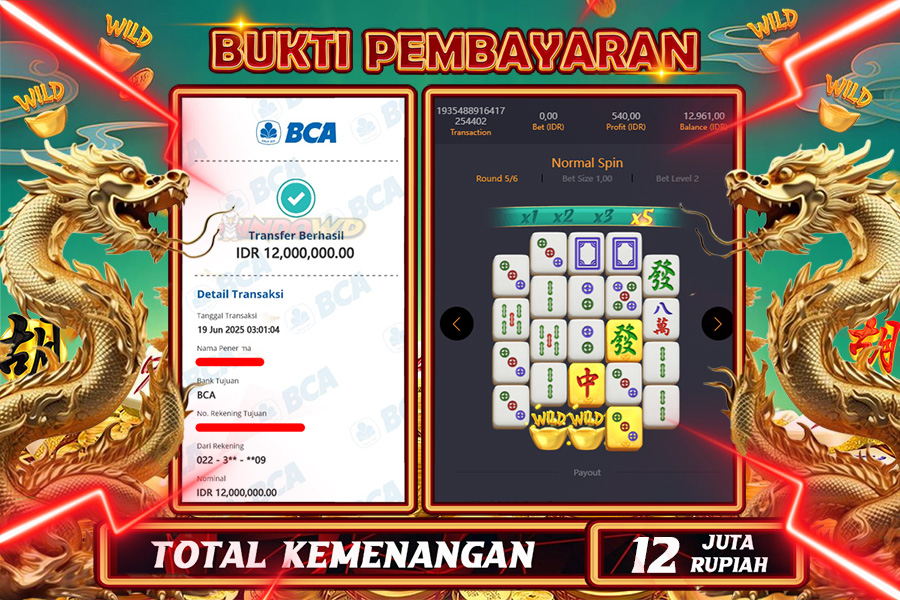 INDOWD JACKPOT SLOT MAHJONG WAYS 2 Rp12.000.000,- LUNAS