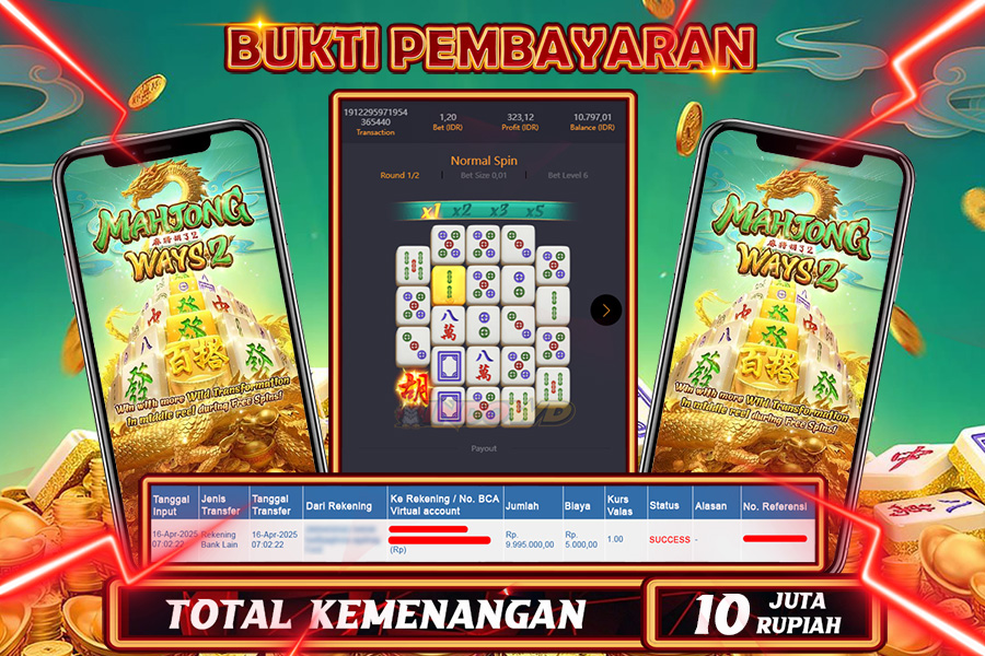 INDOWD JACKPOT SLOT MAHJONG WAYS 2 Rp10.000.000,- LUNAS