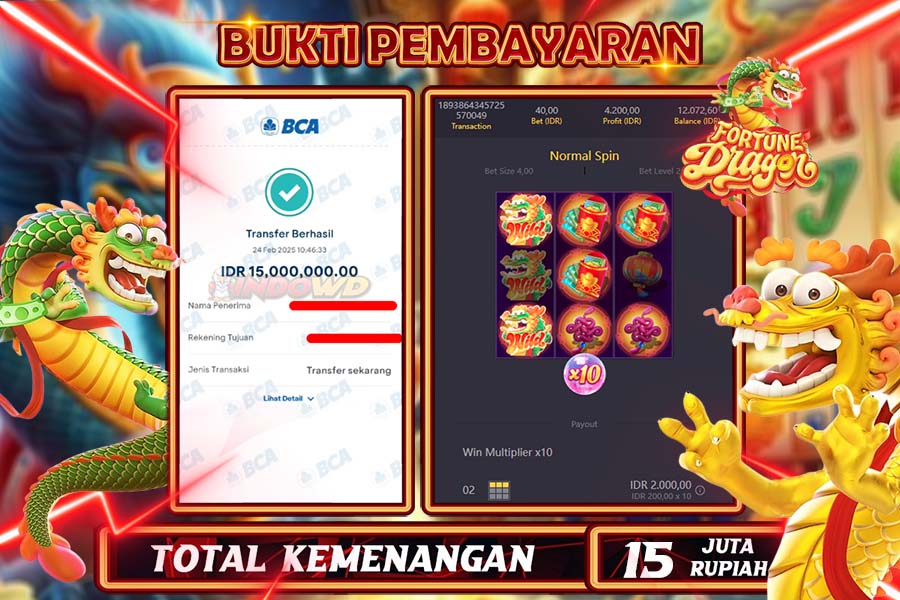 INDOWD JACKPOT SLOT GATES OF OLYMPUS 1000 Rp15.000.000,- LUNAS