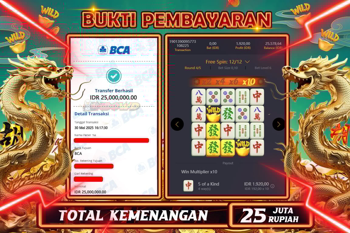 INDOWD JACKPOT SLOT MAHJONG WAYS 2  Rp25.000.000,- LUNAS