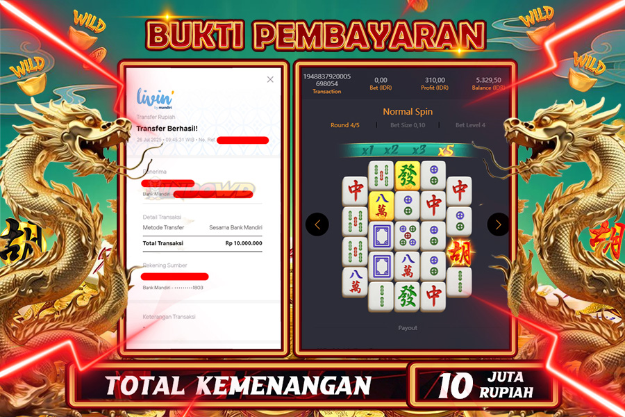 INDOWD JACKPOT SLOT MAHJONG WAYS 2 Rp10.000.000,- LUNAS