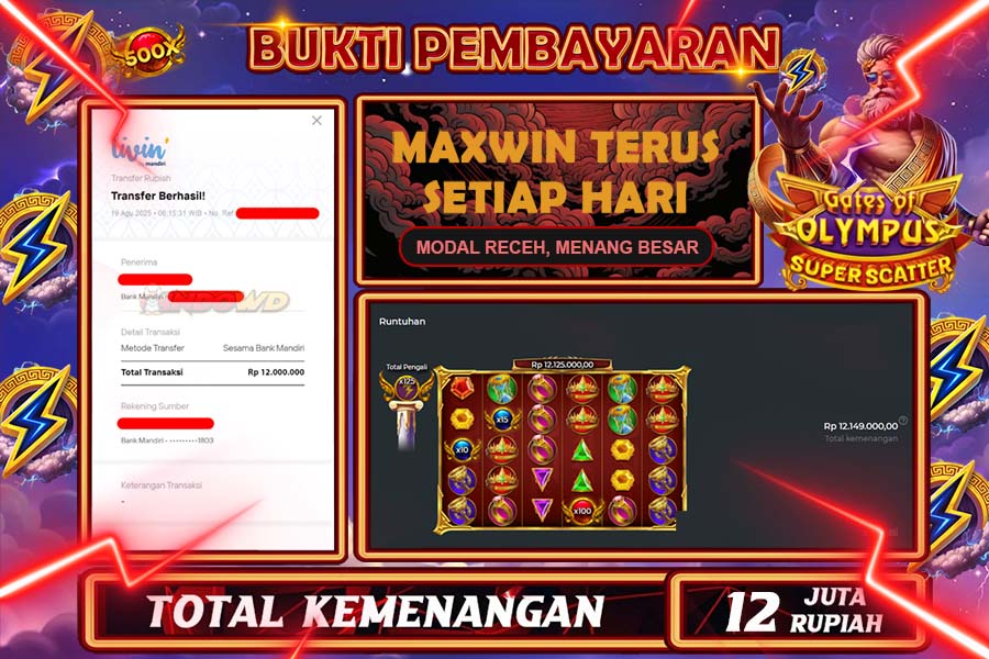 INDOWD JACKPOT SLOT STARLIGHT PRINCES 1000 Rp12.000.000,- LUNAS