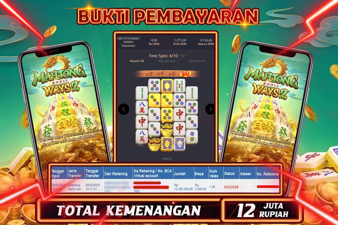 INDOWD JACKPOT SLOT MAHJONG WAYS 2 Rp.12.500.000,- LUNAS