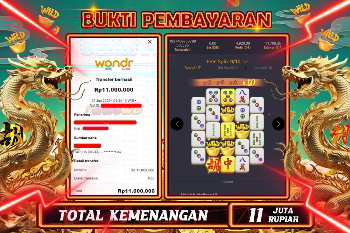 INDOWD JACKPOT SLOT MAHJONG WAYS 2 Rp11.000.000,- LUNAS