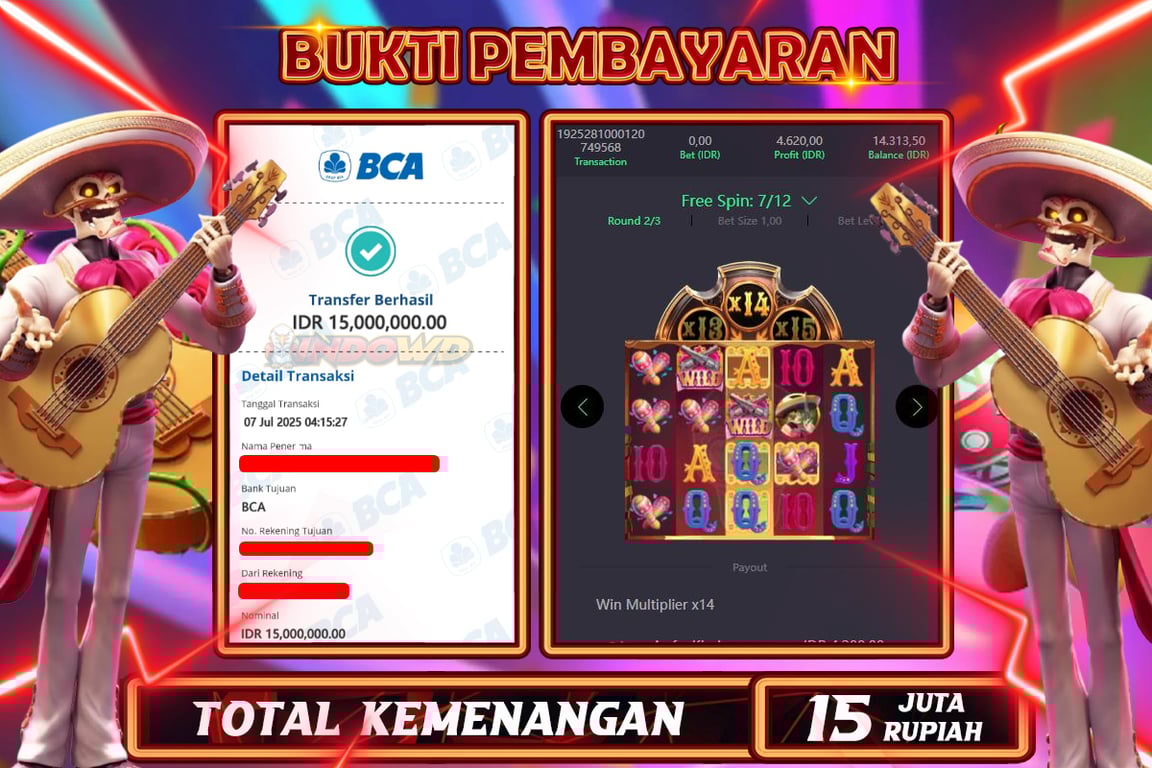 INDOWD JACKPOT SLOT WILD BANDITO  Rp15.000.000,- LUNAS