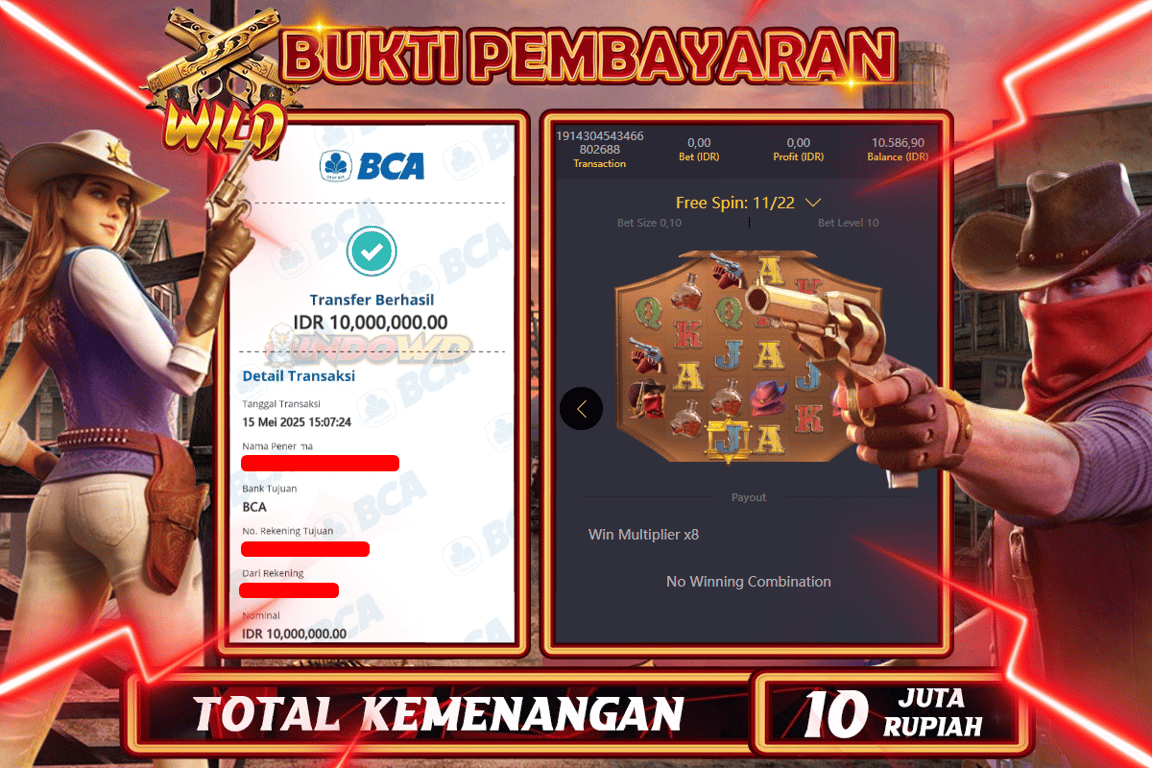 INDOWD JACKPOT SLOT WILD BOUNTY SHOWDOWN Rp10.000.000,- LUNAS