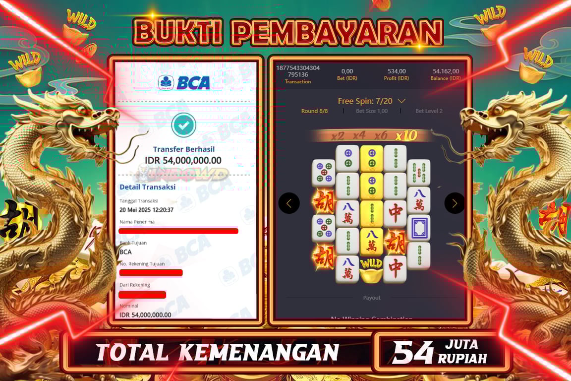 INDOWD JACKPOT SLOT MAHJONG WAYS 2  Rp54.000.000,- LUNAS