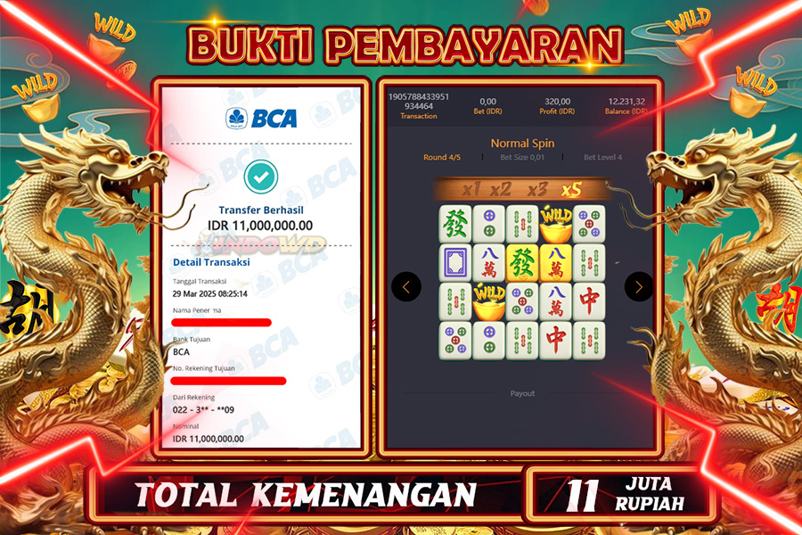 INDOWD JACKPOT SLOT MAHJONG WAYS 2 Rp11.000.000,- LUNAS