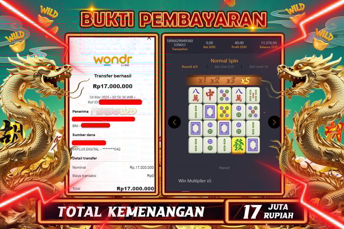 INDOWD JACKPOT SLOT MAHJONG WAYS 2 Rp.14.000.000,- LUNAS