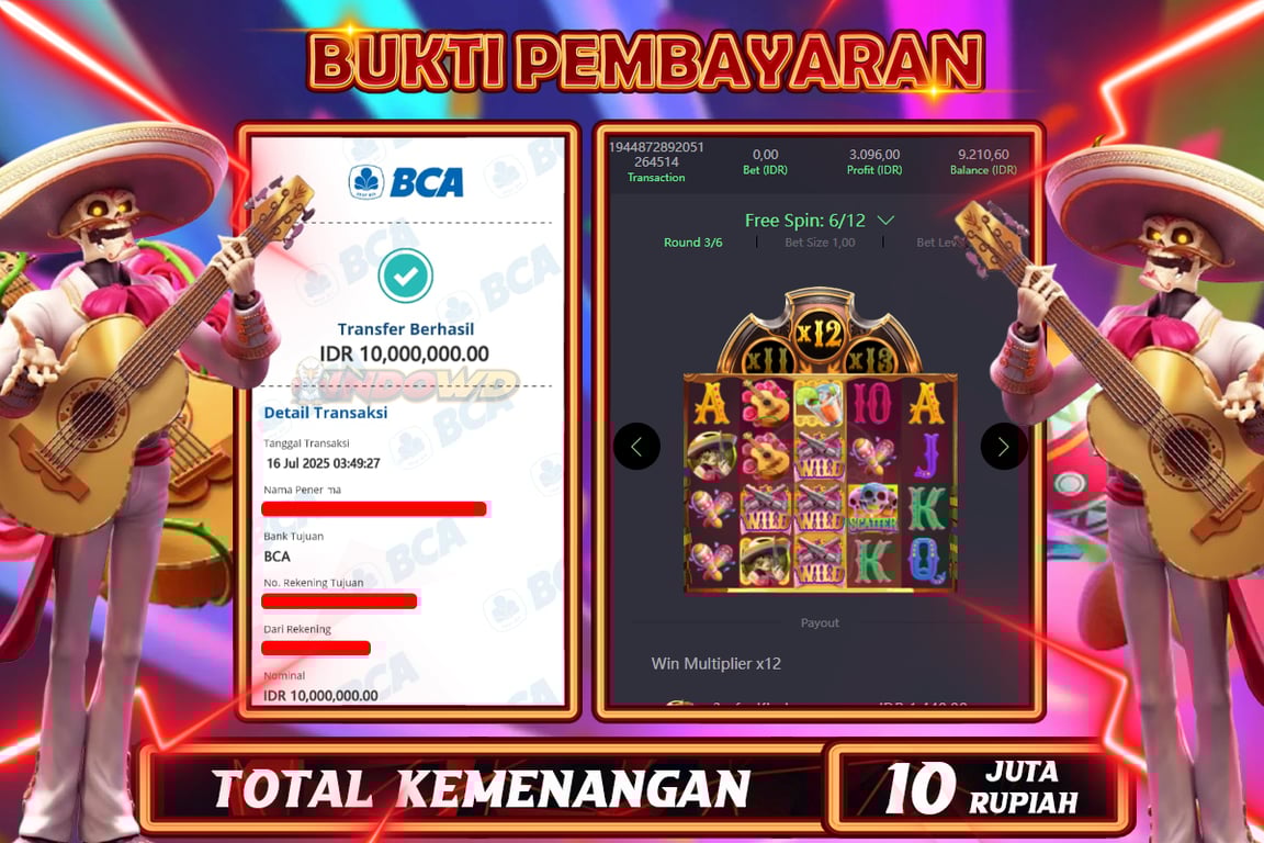 INDOWD JACKPOT SLOT WILD BANDITO  Rp10.000.000,- LUNAS