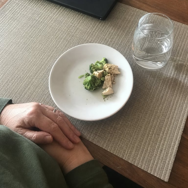 Smaller portions on a plate