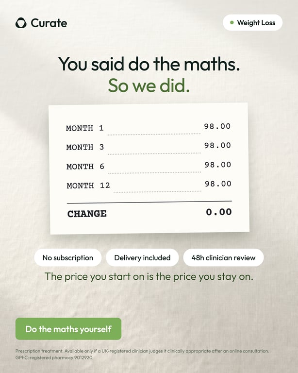 Maths table ad: you said do the maths, so we did