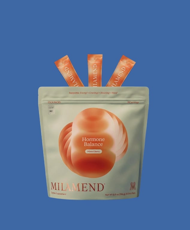 Milamend Hormone Balance stick packs, Mixed Berry