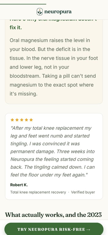 NeuroPura presell pricing mobile