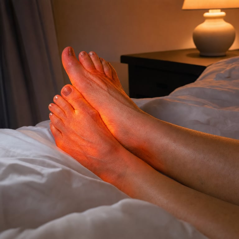 Feet burning at night after surgery
