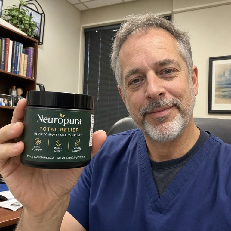 Dr. Stephen Walsh with the cream