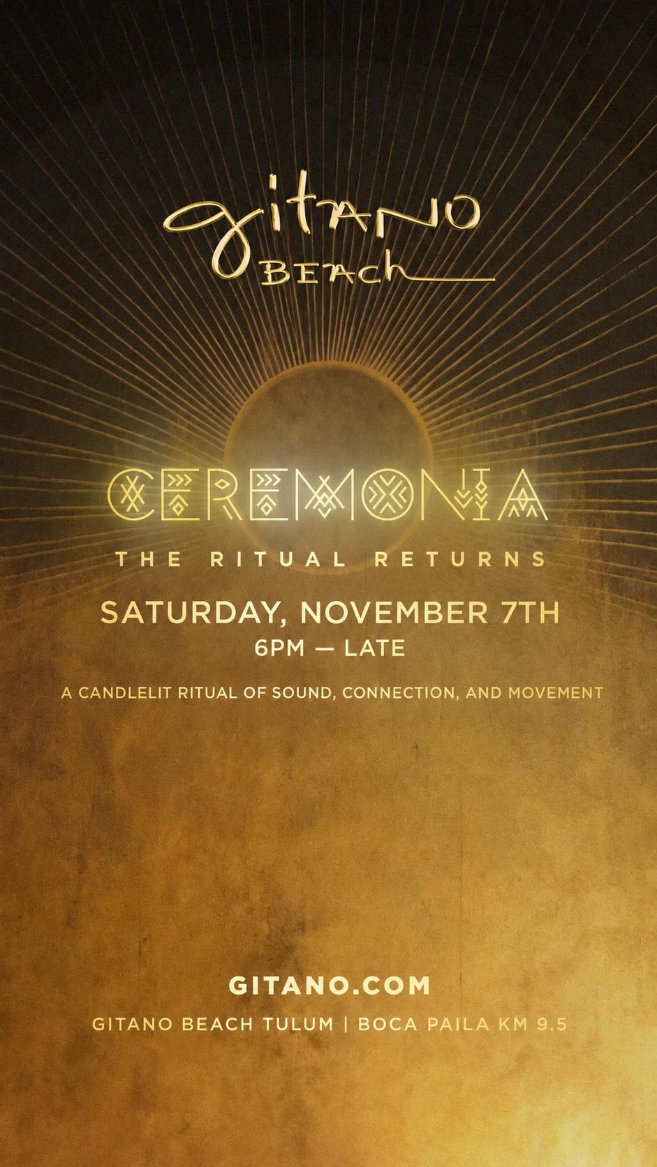 Flyer de Ceremonia