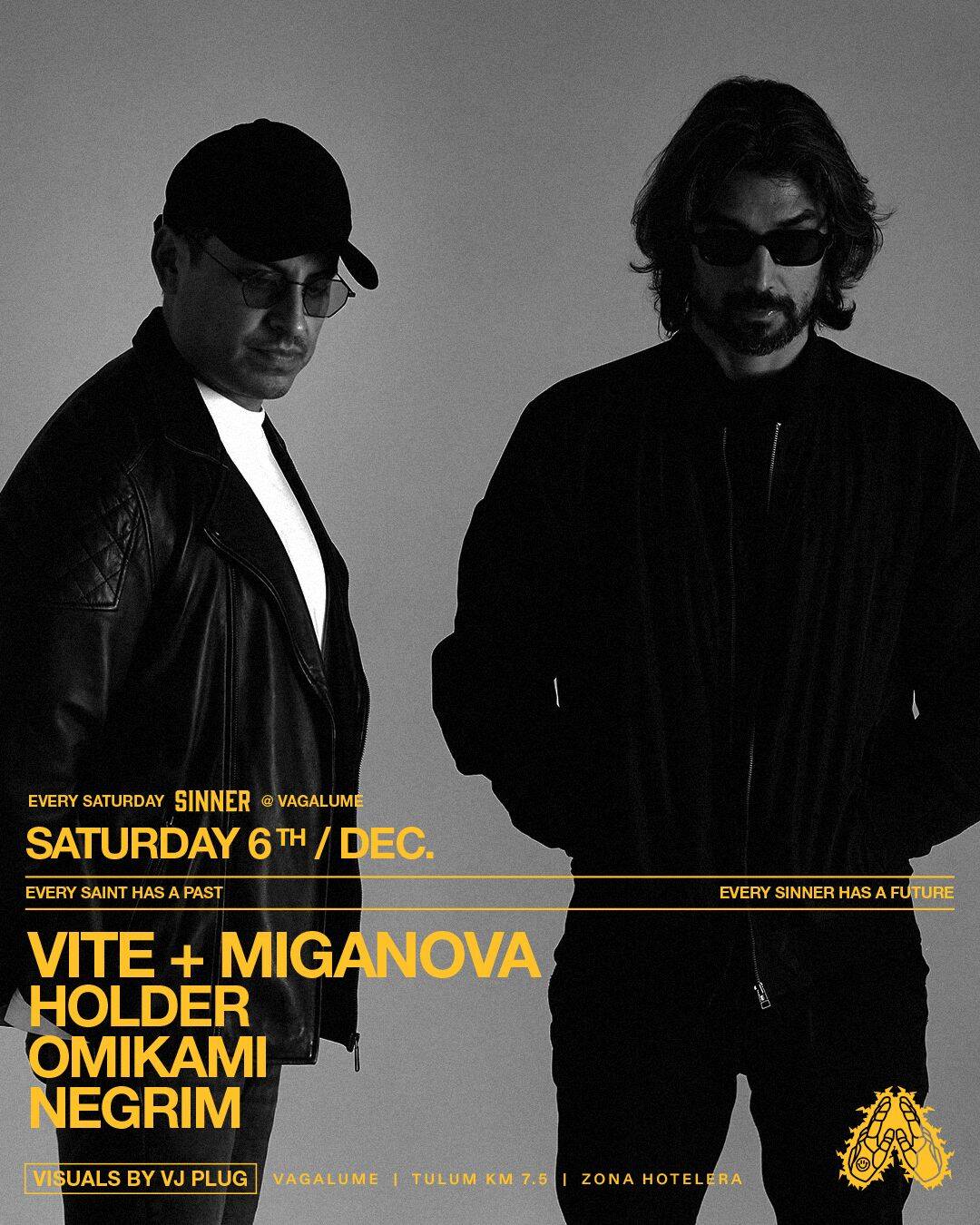 Sinner Opening Season Party flyer