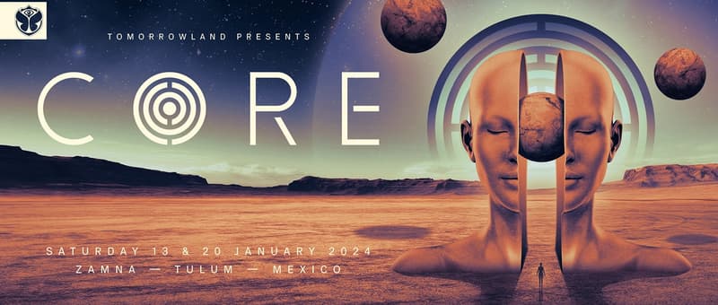 tomorrowland core zamna tulum flyer