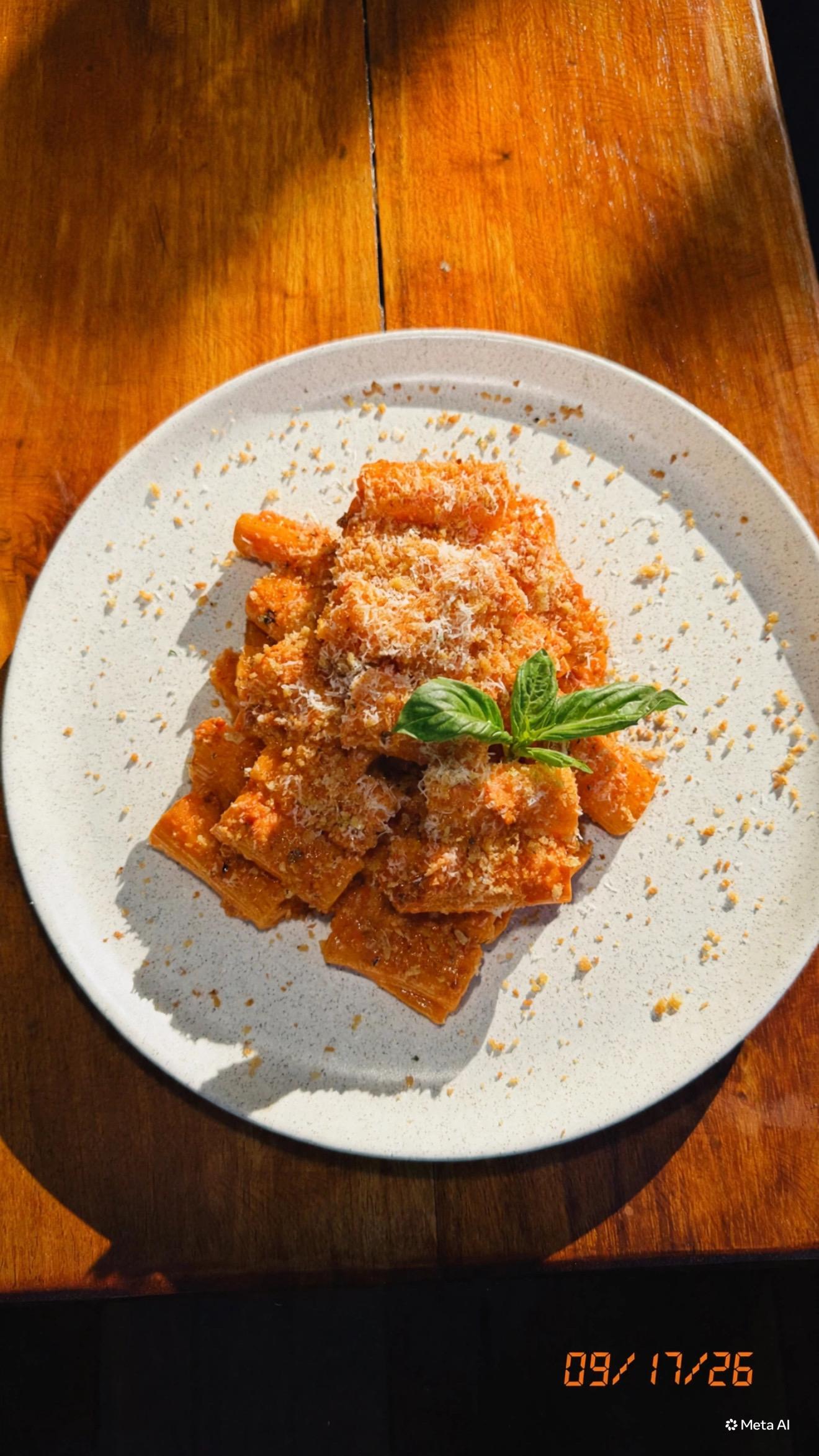 Rigatoni pasta