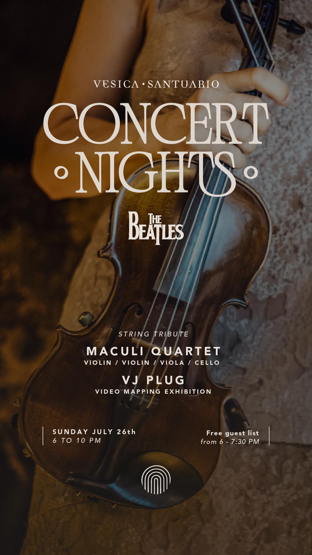 Concert Nights | Vesica Santuario flyer