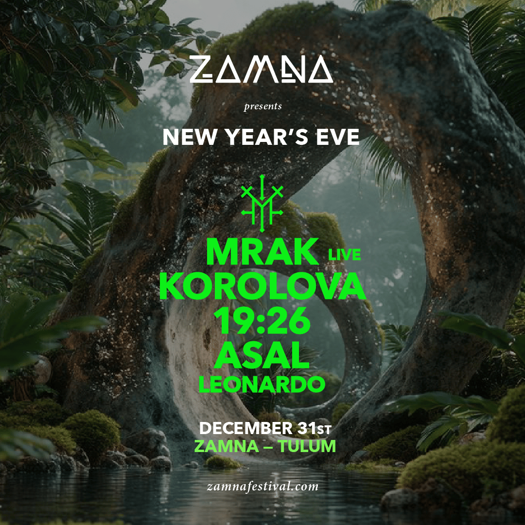 NYE at Zamna with MRAK flyer