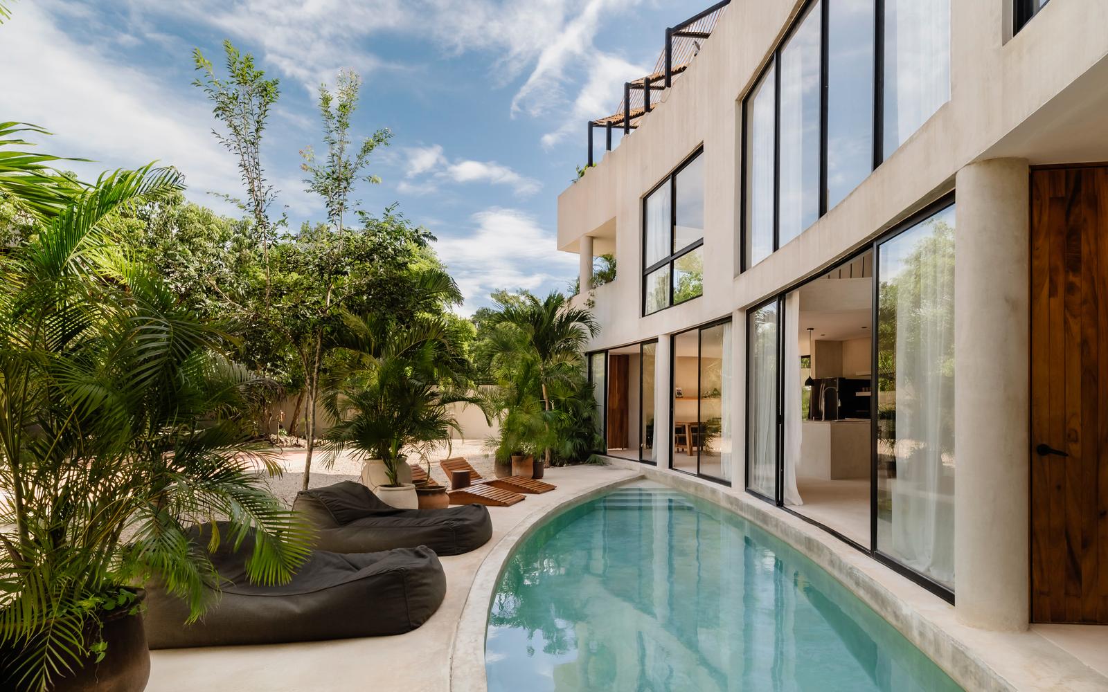 Palacio Papaya, private villa in Tulum