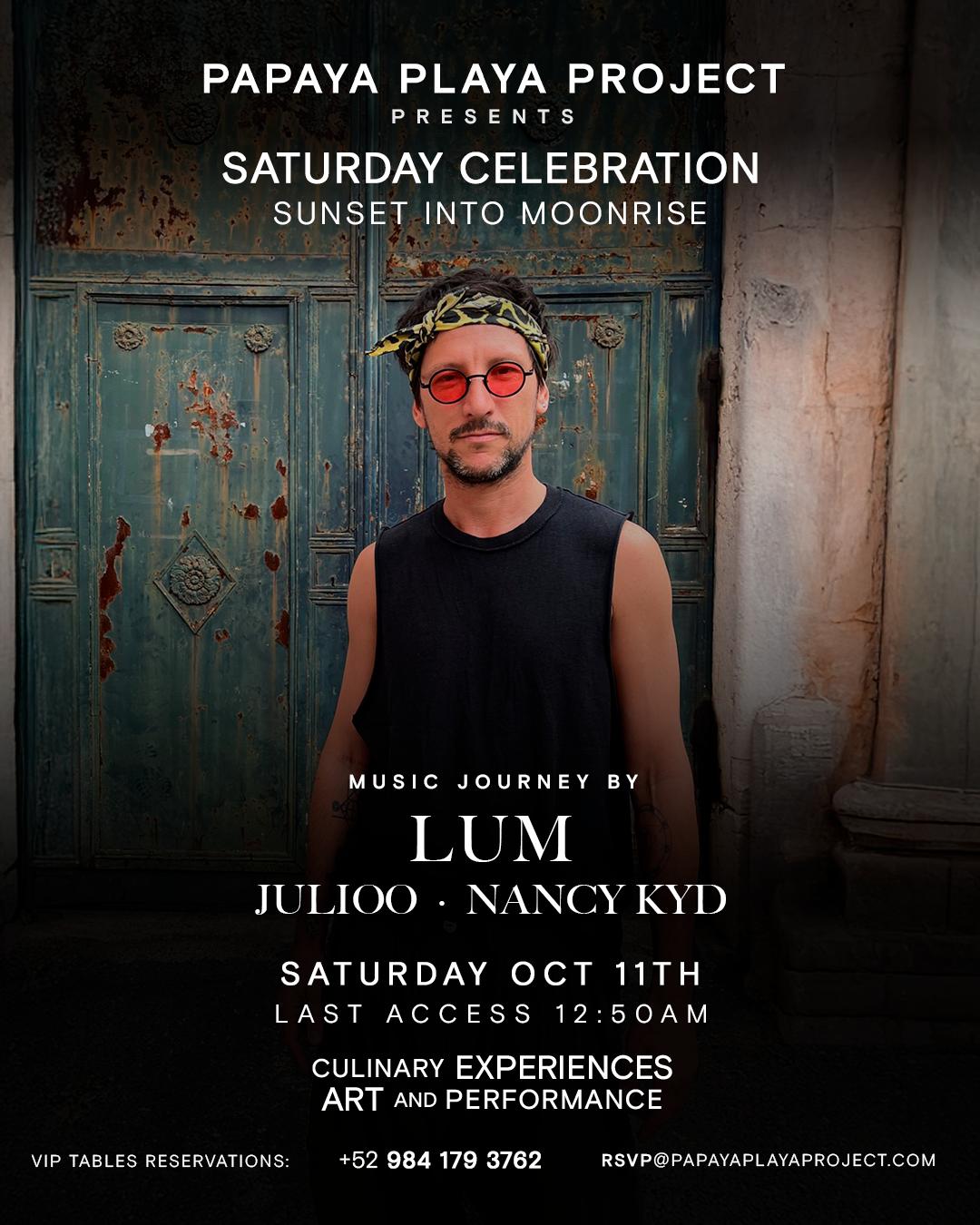Saturday Celebration flyer