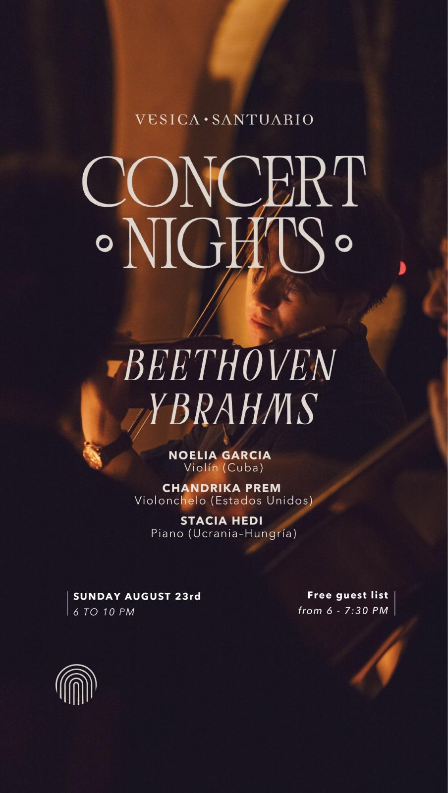 Concert Nights flyer