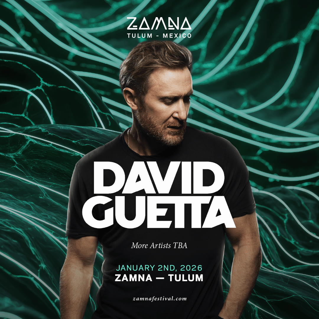 David Guetta Tulum 2026 flyer