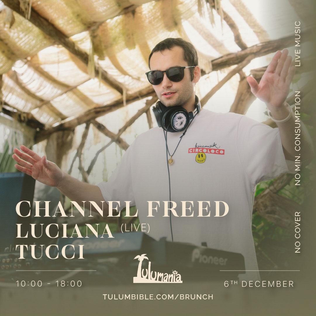 Tu Brunch /w Channel Freed flyer