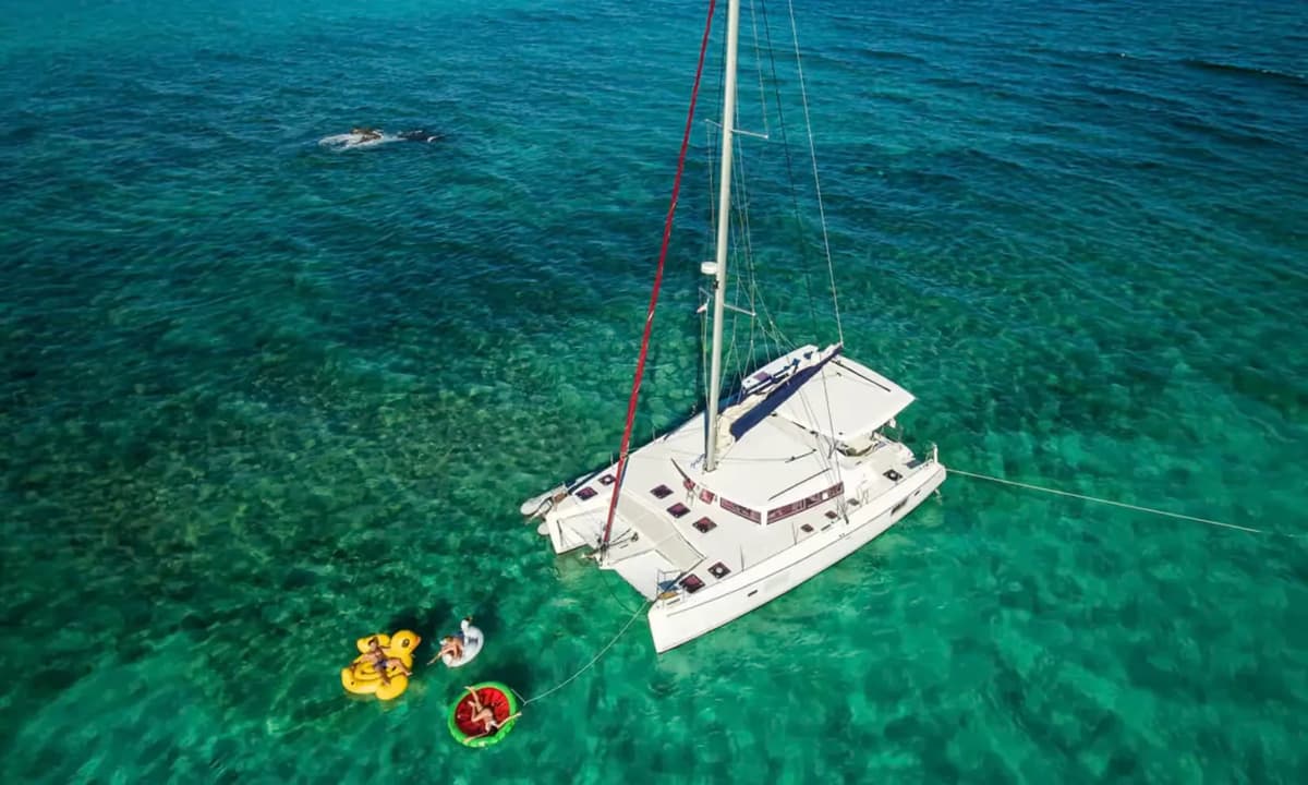 Lagoon 42 yacht charter in Tulum