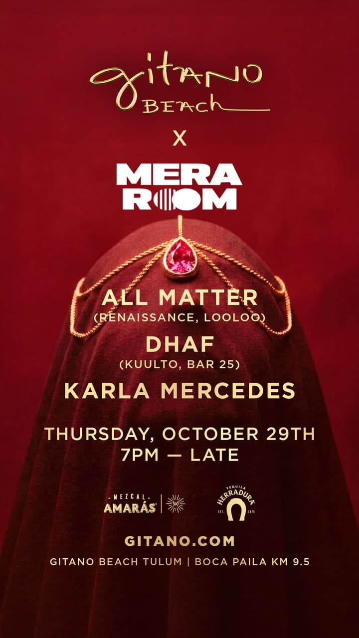 Mera Room x | Weekend flyer